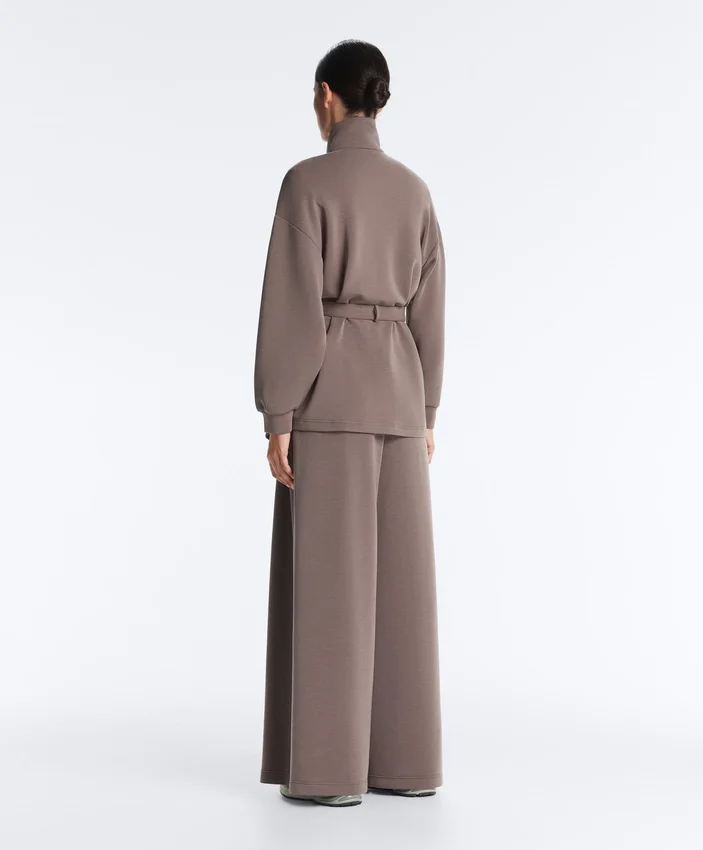 Veste longue style corset avec ceinture en modal Soft Touch Veste longue style corset avec ceinture en modal Soft Touch