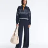 Veste marin rayée Soft Touch en modal