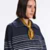 Veste marin rayée Soft Touch en modal