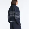 Veste marin rayée Soft Touch en modal