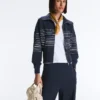 Veste marin rayée Soft Touch en modal