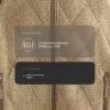 Veste matelassée en peaux lainées