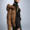 Veste matelassée en satin 80 % duvet et 20 % plumes Minardi Piume Ski, résistante à l’eau Veste matelassée en satin 80 % duvet et 20 % plumes Minardi Piume Ski, résistante à l’eau