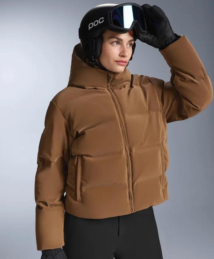 Veste matelassée en satin 80 % duvet et 20 % plumes Minardi Piume Ski, résistante à l’eau Veste matelassée en satin 80 % duvet et 20 % plumes Minardi Piume Ski, résistante à l’eau