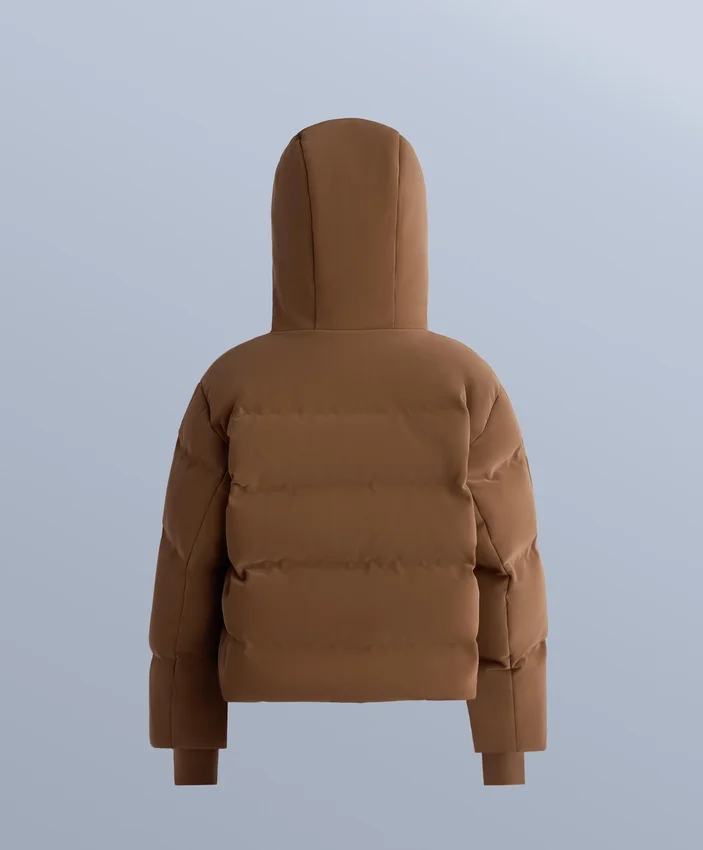 Veste matelassée en satin 80 % duvet et 20 % plumes Minardi Piume Ski, résistante à l’eau Veste matelassée en satin 80 % duvet et 20 % plumes Minardi Piume Ski, résistante à l’eau
