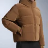 Veste matelassée en satin 80 % duvet et 20 % plumes Minardi Piume Ski, résistante à l’eau Veste matelassée en satin 80 % duvet et 20 % plumes Minardi Piume Ski, résistante à l’eau
