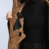 Veste matelassée en satin 80 % duvet et 20 % plumes Minardi Piume Ski, résistante à l’eau Veste matelassée en satin 80 % duvet et 20 % plumes Minardi Piume Ski, résistante à l’eau