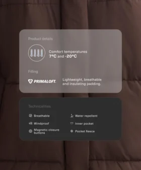 Veste matelassée hydrofuge Primaloft®
