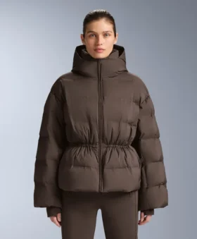 Veste matelassée légère avec un rembourrage imperméable composé à 80 % de duvet et à 20 % de Minardi Piume Ski.