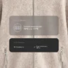 Veste oversize en imitation peaux lainées