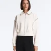 Veste à passepoils effet néoprène Veste à passepoils effet néoprène