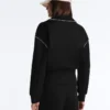 Veste à passepoils effet néoprène Veste à passepoils effet néoprène