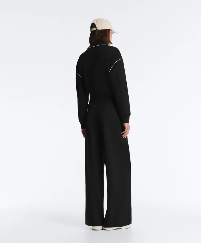 Veste à passepoils effet néoprène Veste à passepoils effet néoprène