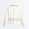 Veste à passepoils en modal Soft Touch