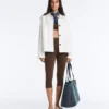 Veste à poches en mélange de coton