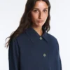 Veste à poches en mélange de coton