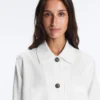 Veste à poches en mélange de coton