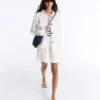 Veste à poches en mélange de coton