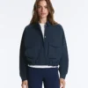 Veste à poches en piqué de coton Veste à poches en piqué de coton
