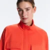 Veste à poches en piqué de coton Veste à poches en piqué de coton