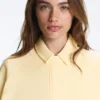Veste à poches en piqué de coton Veste à poches en piqué de coton