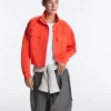 Veste à poches en piqué de coton Veste à poches en piqué de coton