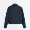 Veste à poches en piqué de coton Veste à poches en piqué de coton