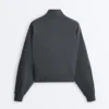 Veste à rayures asymétriques en modal