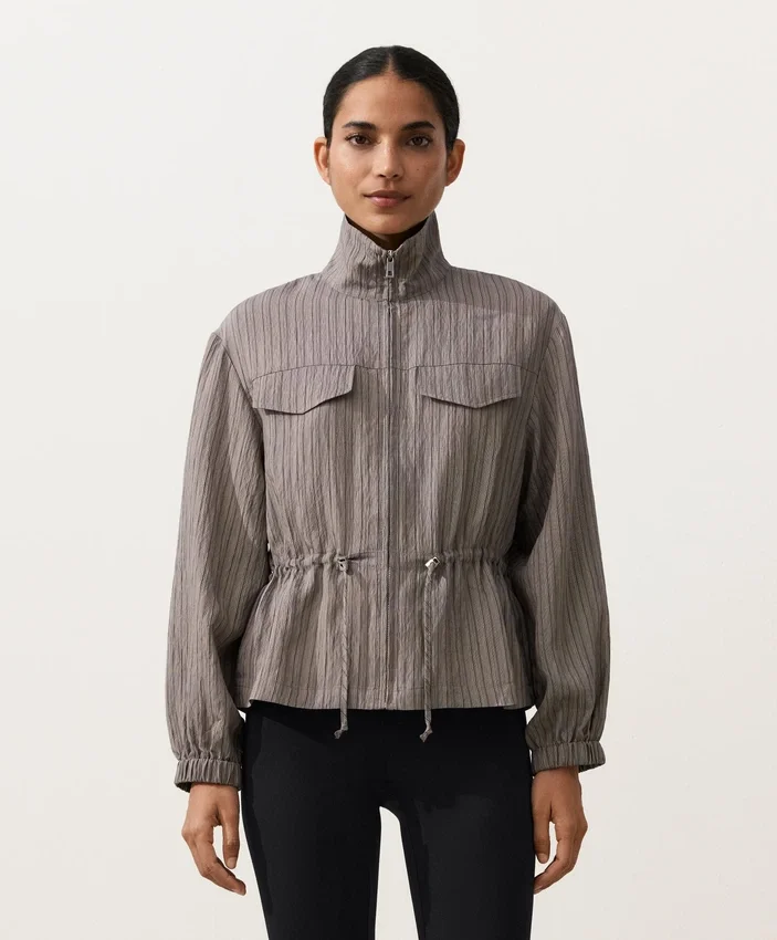 Veste saharienne à rayures Veste saharienne à rayures