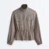 Veste saharienne à rayures Veste saharienne à rayures