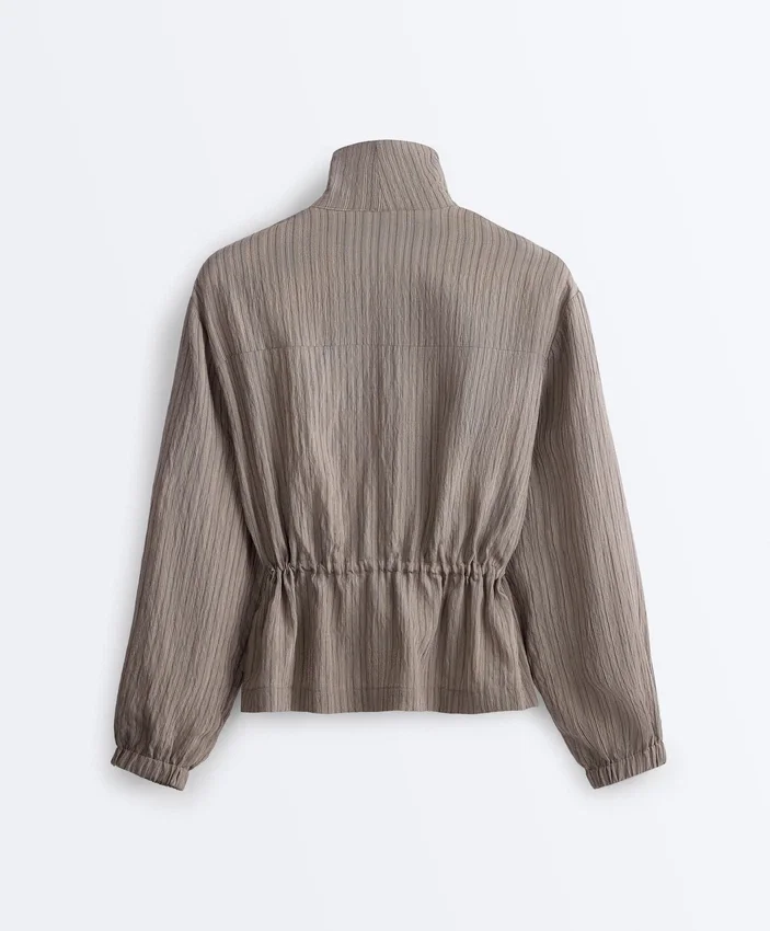 Veste saharienne à rayures Veste saharienne à rayures