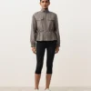 Veste saharienne à rayures Veste saharienne à rayures
