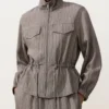 Veste saharienne à rayures Veste saharienne à rayures