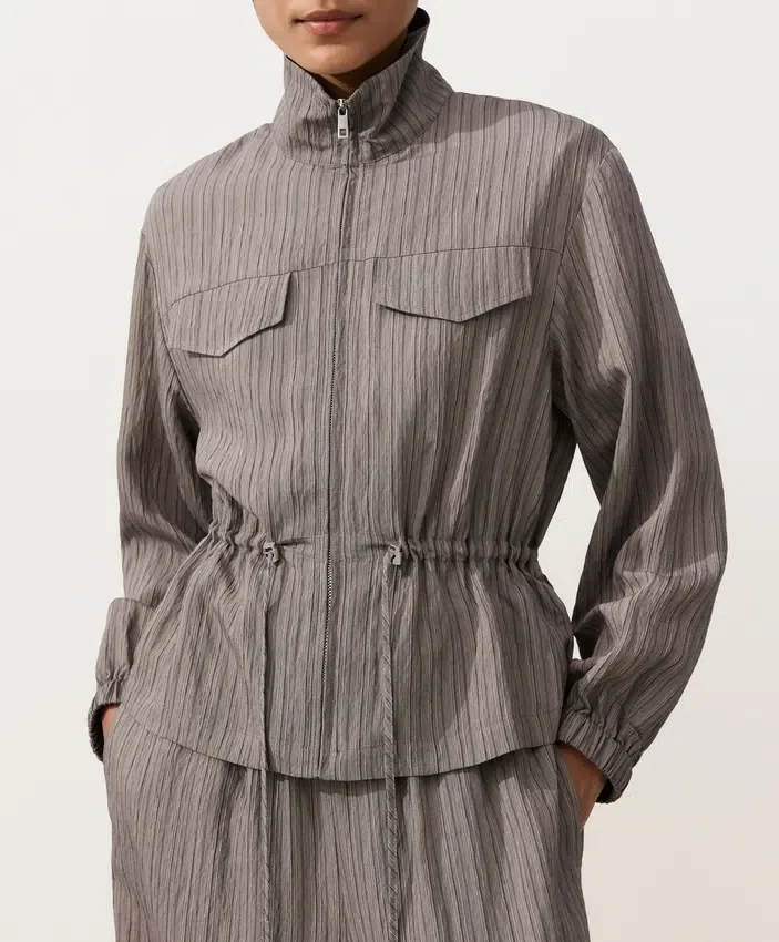 Veste saharienne à rayures Veste saharienne à rayures