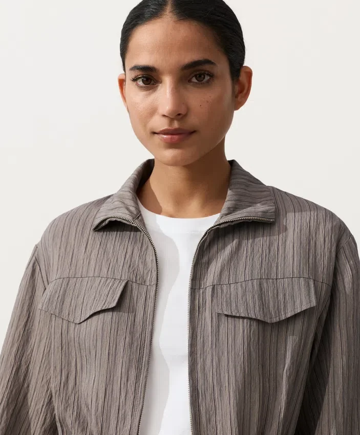 Veste saharienne à rayures Veste saharienne à rayures