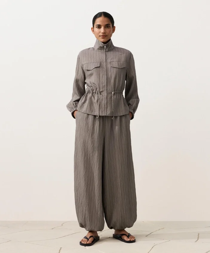 Veste saharienne à rayures Veste saharienne à rayures