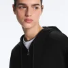 Veste Soft Touch à capuche en modal Veste Soft Touch à capuche en modal