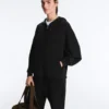 Veste Soft Touch à capuche en modal Veste Soft Touch à capuche en modal