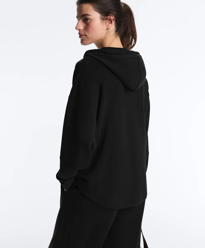 Veste Soft Touch à capuche en modal Veste Soft Touch à capuche en modal