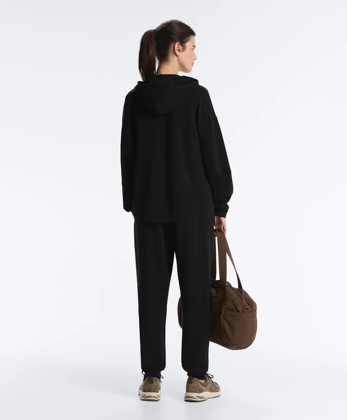 Veste Soft Touch à capuche en modal Veste Soft Touch à capuche en modal