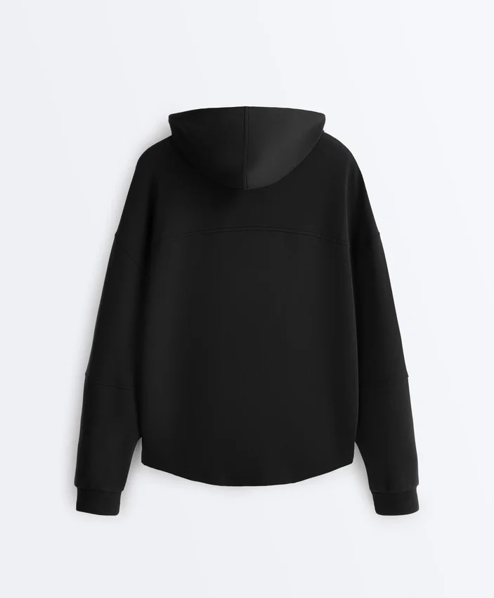 Veste Soft Touch à capuche en modal Veste Soft Touch à capuche en modal