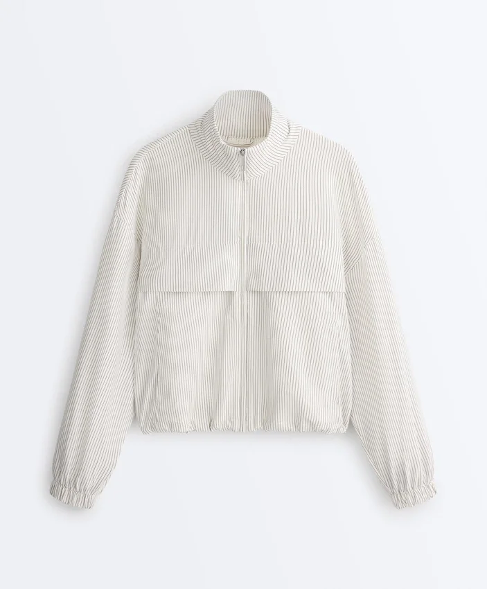 Veste à superposition extensible à rayures Veste à superposition extensible à rayures