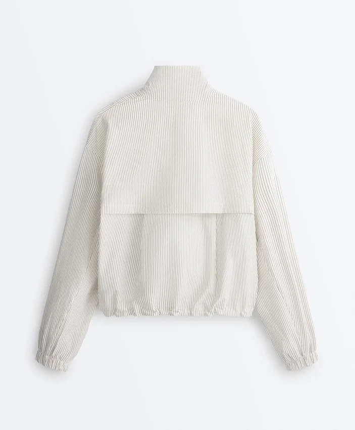 Veste à superposition extensible à rayures Veste à superposition extensible à rayures