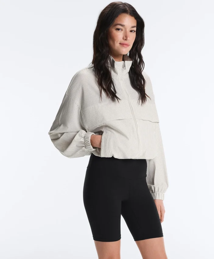 Veste à superposition extensible à rayures Veste à superposition extensible à rayures