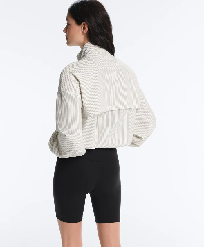 Veste à superposition extensible à rayures Veste à superposition extensible à rayures