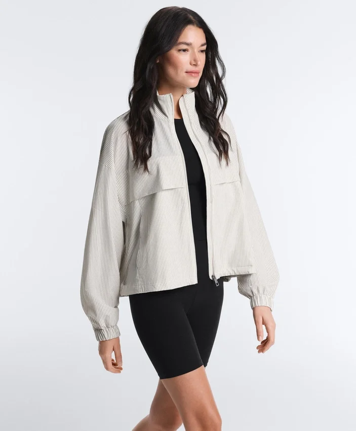 Veste à superposition extensible à rayures Veste à superposition extensible à rayures