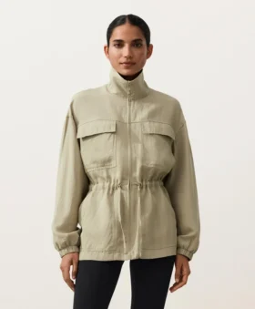 veste taille fronce en mlange de lyocell et 24 de lin 1 1 280x339 - Veste &agrave; taille fronc&eacute;e en m&eacute;lange de lyocell et 24 % de lin