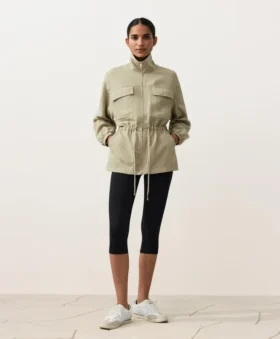 veste taille fronce en mlange de lyocell et 24 de lin 2 1 280x339 - Veste &agrave; taille fronc&eacute;e en m&eacute;lange de lyocell et 24 % de lin