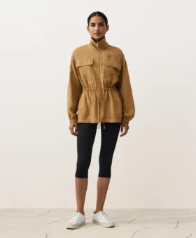 veste taille fronce en mlange de lyocell et 24 de lin 2 2 280x339 - Veste &agrave; taille fronc&eacute;e en m&eacute;lange de lyocell et 24 % de lin