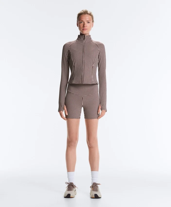 Veste technique à carreaux Veste technique à carreaux